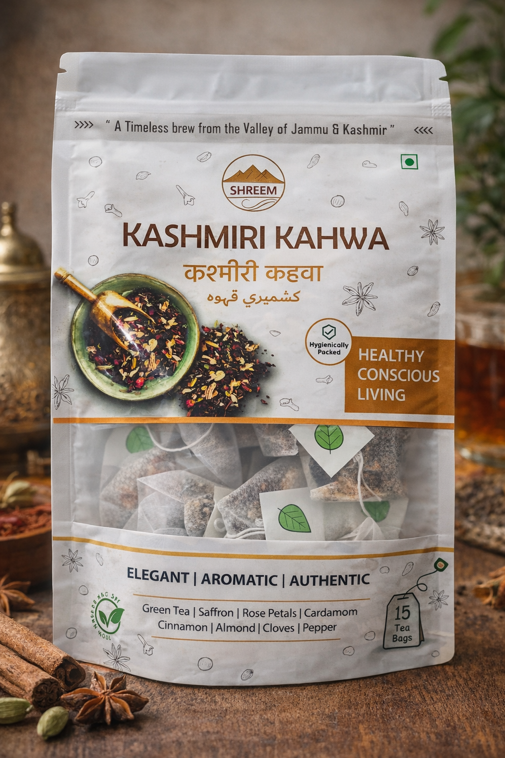 Premium Kashmiri Kahwa Sachet Packs